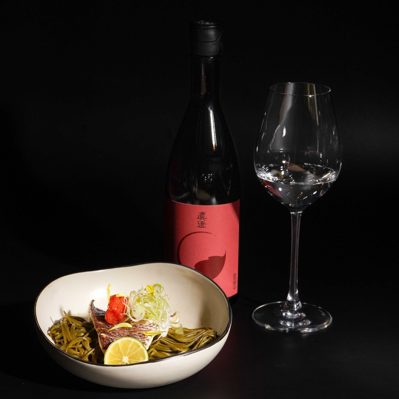 Steamed Fish with Junmai Ginjo 55 Aka Yamahai